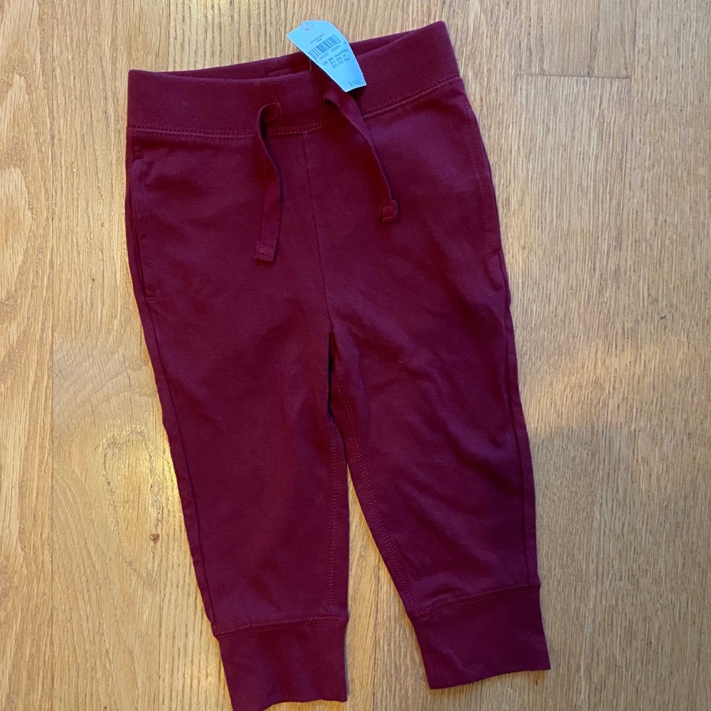 Maroon Gap Joggers / Sweats 18-24 months